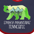 thumbnail image 4 of Inktastic Smoky Mountains, Tennessee Mountains and Bear Shape Boys or Girls Baby Bib, 4 of 4