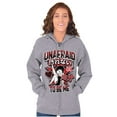 thumbnail image 3 of Kanji Betty Boop Unafraid To Be Me Zip Hoodie Sweatshirt Women Brisco Brands M, 3 of 5