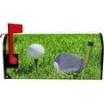 thumbnail image 2 of Ball and Golf Clubs Magnetic Mailbox Cover MailWraps Garden Yard Home Decor for Outside Standard Size-18"x 20.8", 2 of 5