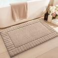 thumbnail image 5 of FRABE Bathroom Rugs Non Slip with Rubber Backing, Extra Soft Plush Microfiber Bath Rug Absorbent, Machine Washable Bath Mat Quick Dry for Tub, Shower, Hotel, Beige, 24"x43", 5 of 10