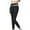 Black, variant on Women's Color-blocking Cross Waist Lifting Hip Exercise Fitness Tight Yoga Pants Spring