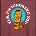 thumbnail image 3 of Garfield - Ignoring You - Women's Lightweight French Terry Long Sleeve Shirt, 3 of 5