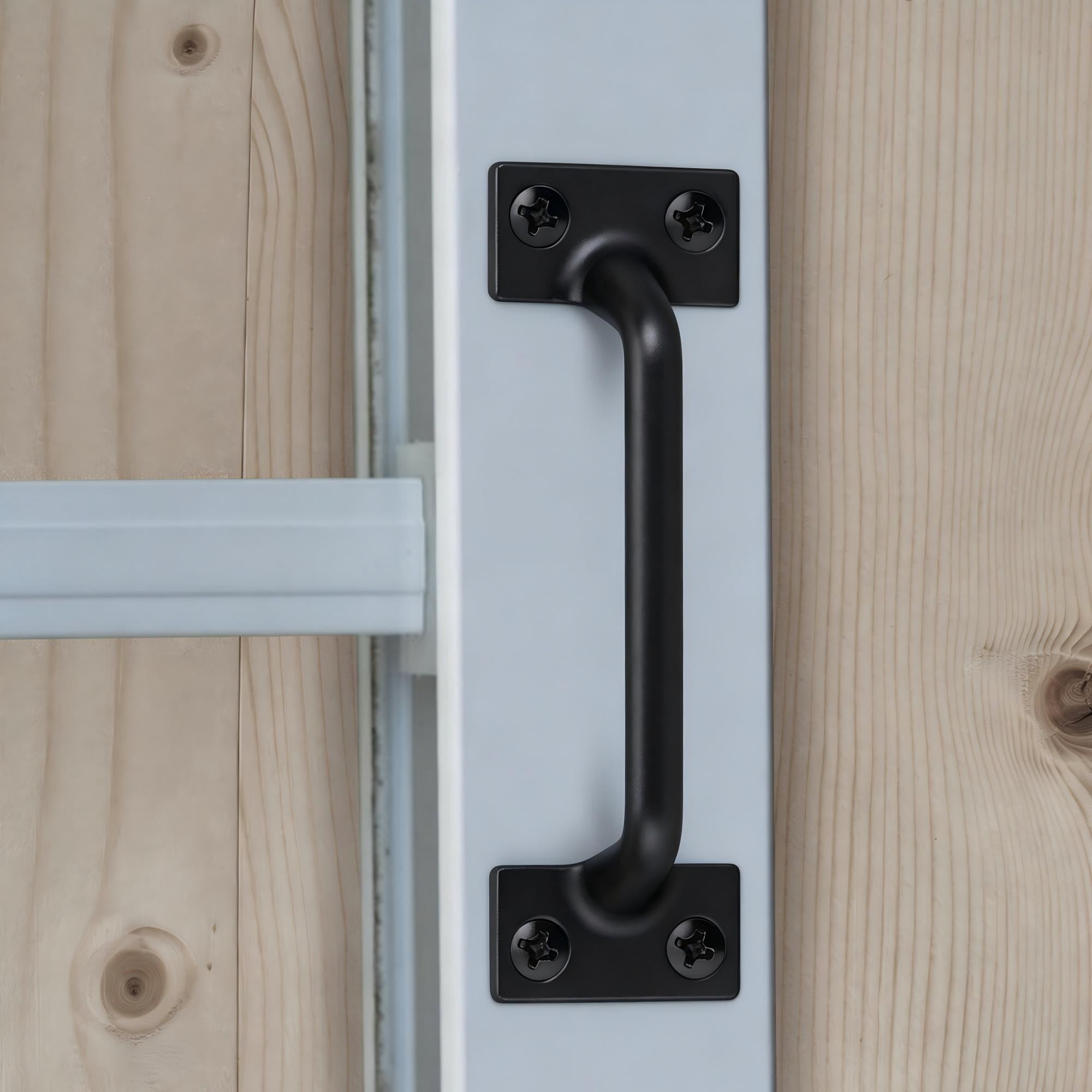 Hyper Tough Window Sash Lift Pull, Matte Black, 2 Pack