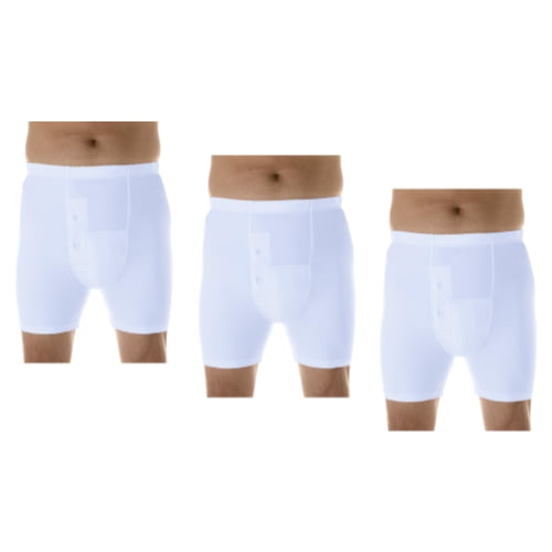 Wearever Men's Incontinence Underwear Washable Bladder Control Briefs,  3-Pack 
