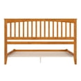 thumbnail image 5 of Mission Queen Solid Wood Low Profile Platform Bed in Light Toffee, 5 of 10