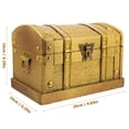 thumbnail image 5 of Yongwei Vintage Wooden Treasure Chest Jewelry Box with Lock, 5 of 9