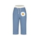 thumbnail image 3 of Pantalones Elásticos de Cintura para Mujeres Capris de Salida Casual Sólido con Bolsillos, Capris de Mujer para el Verano, 3 of 5