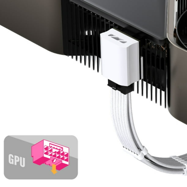 Adaptador De Fuente De Alimentación Conector de alimentación ATX3.0 PCIE 5.0 16 pines 12VHPWR para RTX 4090 4080 4070 Ti 3090 Ti