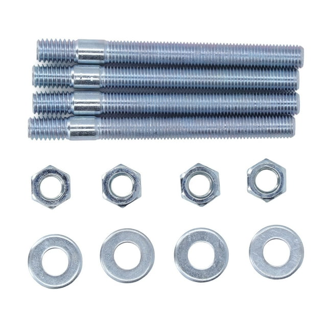 4 Sets Carburetor Stud Kit 5/16 X 2 Inch - For Holley, Edelbrock, Barry Grant, Demon Carburetors