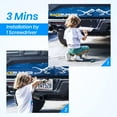 thumbnail image 4 of AUTO-VOX Solar Backup Camera Wireless Reverse Camera IP68 Waterproof Vehicles License Plate Camera for Trailer/SUV, 4 of 6