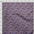 thumbnail image 3 of oneOone Viscose Chiffon Purple Fabric Abstracts Craft Projects Decor Fabric Printed By The Yard 42 Inch Wide, 3 of 4