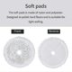 thumbnail image 3 of Reusable Replacement Mop Pads Compatible For Bissell 3115 Spinwave Hard Floor Expert Wet And Dry Ro, 3 of 4