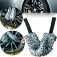 thumbnail image 2 of QAOlDH Double-sided Car Whl Wash Towel Brush Long Belt Cleaning Microfiber Towel, 2 of 6