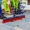 thumbnail image 3 of Libman 24" High Power Multi-Surface Push Broom Red & Black Steel Handle, 3 of 9