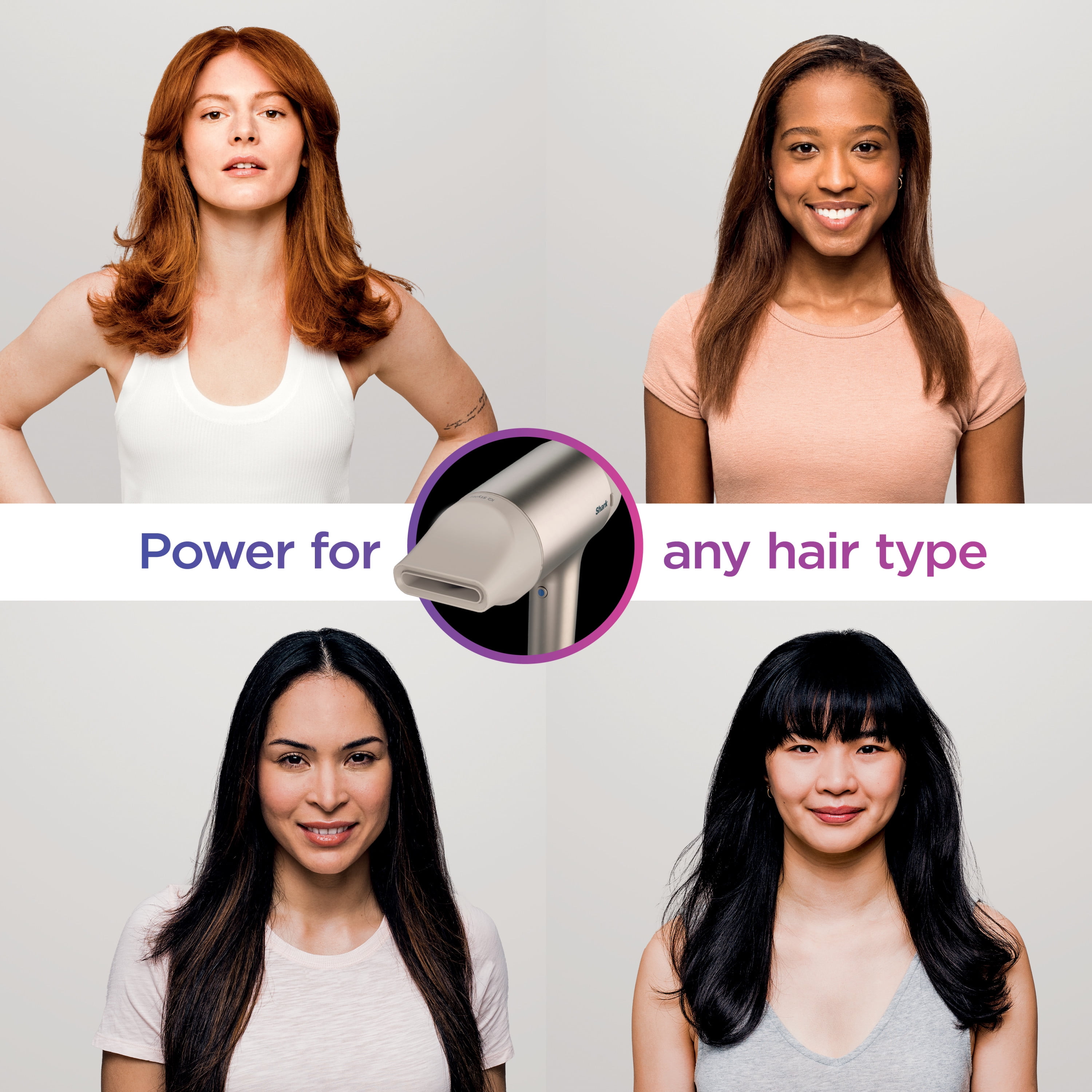 Shark™ HyperAIR Fast-Drying Hair Blow Dryer with IQ 2-in-1 Concentrator and  Styling Brush Attachments, Auto Presets, Rotatable Hot Air Brush, No Heat  Damage, Ionic (HD112BRN) 