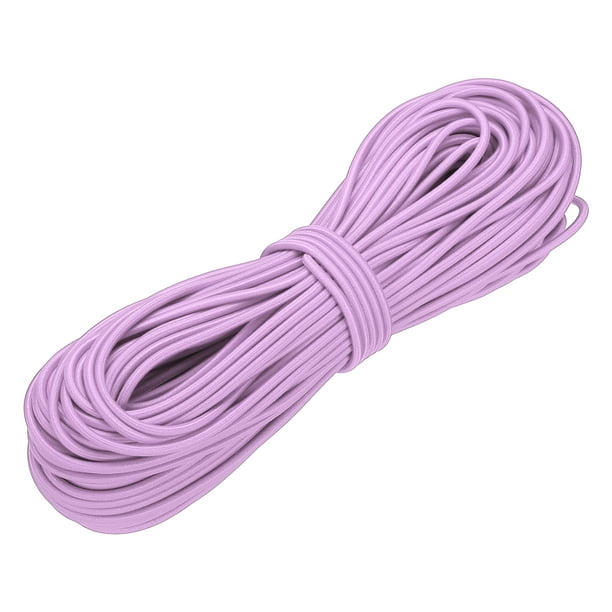 Cordón elástico redondo para costura blanco 100M, 3mm de ancho, cuerda de goma para confección y Cordón elástico redondo para costura blanco 100M, 3mm de ancho, cuerda de goma para confección y