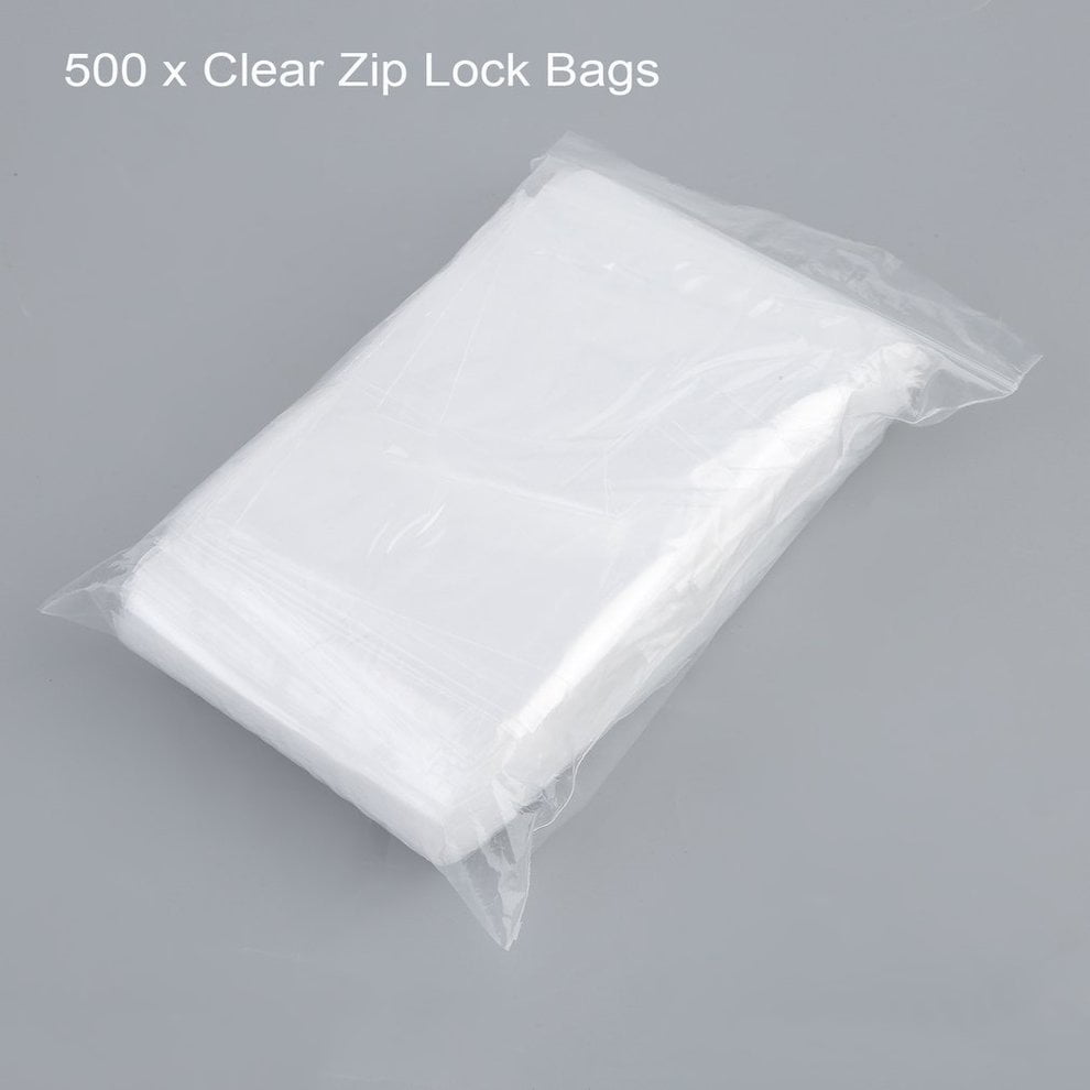 Details about   Clear Zip Seal Plastic Bags Reclosable Top Lock Jewelry Plactic Zipper Baggies