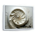 thumbnail image 2 of Designart "Nautilus With Abstract Snails II" Nautilus Floater Framed Canvas Prints, 2 of 5