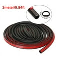 thumbnail image 2 of Universal Weatherstrip Small D-Shape Car Door Rubber Weather Seal Hollow Strip, 2 of 9