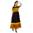 thumbnail image 3 of Bimba Long Anarkali Kurti Half Sleeves Classic Dress Indian Fashion Clothing, 3 of 9