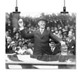 thumbnail image 2 of Print: President Woodrow Wilson Throwing Out The First Ball, Opening Day, 2 of 4