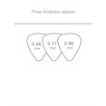 thumbnail image 4 of Púas de guitarra CC CAIHONG de celuloide grueso grueso, 50 unidades, 4 of 8