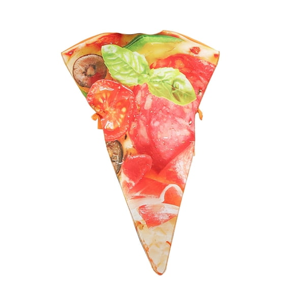 Disfraz de Pizza Traje de Adulto Conjunto de Cosplay Accesorio Original Material Poliéster Suave Adecuado para Fiestas de Halloween Carnavales
