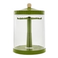 thumbnail image 1 of Vitrina transparente para muñecas, giratoria, a prueba de polvo, elegante, portátil, de , versátil. verde, 1 of 9