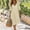 A_ Beige, variant on Ygbgbb Women's Summer Soft Cotton Linen 3/4 Sleeve Midi Dress Casual Round Neck Loose Fit Simple Summer Dress with Pockets Pink XL