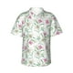 thumbnail image 1 of Balery Lilies Flowers Camisas hawaianas de manga corta para hombre, camisas playeras de corte holgado, camisas de vacaciones con botones,3X-Large, 1 of 7