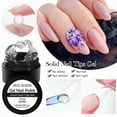 thumbnail image 2 of MEET ACROSS 10ml Clear Solid Nail Tips Gel Non Stick Hand Nail Art Semi Permanent Extension Carving Flower UV Nail Gel Polish, 2 of 10