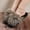Khaki, variant on Purple Faux Faux Fur Open Toe Slide Slippers for Women, Non-Slip Flat Casual Indoor Outdoor Slides,Size 6.5