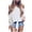 White, variant on Womens Going Out Tops Flounce Flare Long Sleeve Off Shoulder Blouse with Line Print Tunic