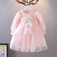 thumbnail image 1 of Primavera otoño Vestidos infantiles para niñas Trajes de Navidad Dibujos animados Frozen Elsa Puff Manga Princesa Vestido Fiesta de cumpleaños Vestido de fiesta 18-24M (Tag90) Gao Jinjia LED, 1 of 2