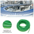 thumbnail image 3 of 2 Pack Polyurethane Round Belts 4mm Dia, 10M (33ft) Length PU Polyurethane Belt (Rough Surface, Green), 3 of 4
