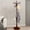 Reddish brown, variant on Coat Rack Freestanding, Wooden Tree Coat Rack Stand with 3 Adjustable Sizes Coat Tree and 14 Hooks, Sturdy Hall Tree with Solid Round Base for Entryway, Hallway, Bedroom, Office (Reddish brown )