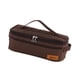 thumbnail image 2 of Bolsa para utensilios de camping, bolsa de maquillaje de viaje con bolsillo de malla, organizador de utensilios de cocina vacío. Café, 2 of 9