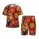 thumbnail image 1 of Balery Colorful Vintage Floral Pattern Conjunto de Pijama Infantil de Manga Corta con Estampado – Ropa de Dormir de Algodón Suave-Medium, 1 of 6