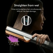 Restored Dyson Airstrait Hair Flat Iron, All Hair Types, Nickel/Copper