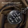 thumbnail image 2 of MasteelfCA Analog Pocket Watch Battery Powdered Watch Retro Hanging Watch with Chain, 2 of 8