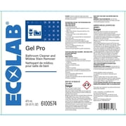 Ecolab Gel Pro™ Bathroom Cleaner and Mildew Stain Remover