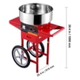 thumbnail image 7 of KFFKFF Commercial Cotton Candy Machine with Cart Sugar Floss Maker 1000W Red, 7 of 7