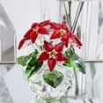 thumbnail image 2 of H&D HYALINE & DORA Red Rose Figurine Ornament Spring Bouquet Crystal Glass Flowers Gift-Boxed, 2 of 10