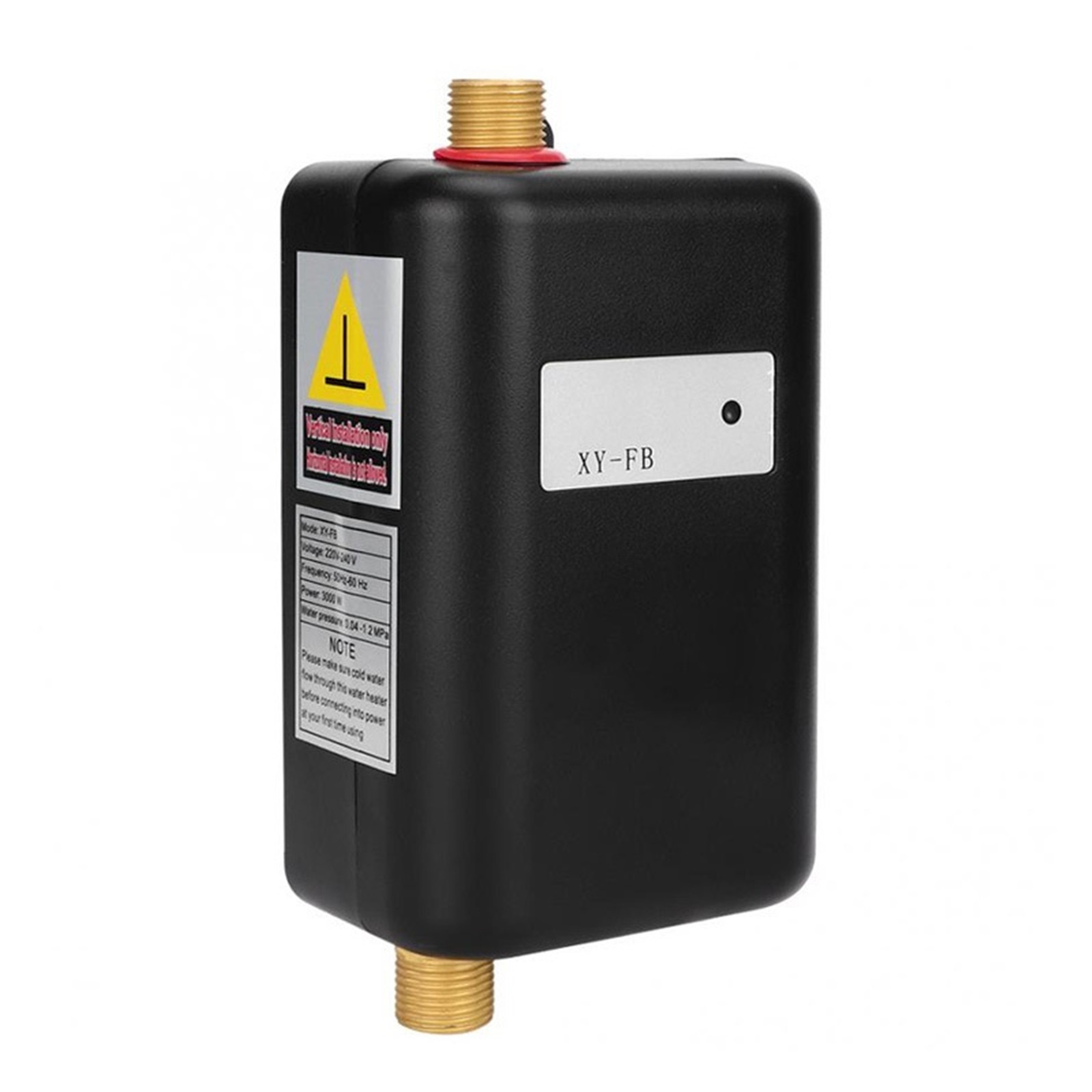 Tankless Water Heater,3000W Portable Mini Instant Electric Hot Water Heater System For Household Indoor Bathroom Kitchen Washing ,Safety Protections