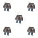 thumbnail image 1 of Jumpingount Conjunto de abrigo para niña, traje para niño, ropa para niños, ropa exquisita para diario al aire libre, Top de costura de Type2 NO2, 1 of 6