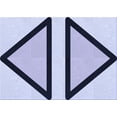 thumbnail image 1 of Ahgly Company Machine Washable Indoor Rectangle Transitional Very Peri Purple Area Rugs, 8' x 10', 1 of 7
