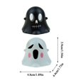 thumbnail image 2 of Halloween Decorations Halloween Pumpkin Ghost Bat Pull Back Car Ornament, Interesting Festive Scene Embellishment, Small Desktop Layout Accessory for Halloween Holiday Atmosphere Decoration, 2 of 4