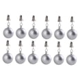 thumbnail image 3 of Luzkey Balles de Poids pour Rideaux, Poids pour Draperies, Cintres Robustes, Pendentifs pour Drapeau de Jardin, Rideaux de Douche, Patio, Intérieur Extérieur, Pergola, 12 Pcs, 3 of 8