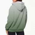 thumbnail image 5 of Pxxlle Trendy Hoodies for Women Plus Size Zip Up Hooded Sweatshirt Gradient Graphic Hooded Jacket Fall Winter Long Sleeve Sweatshirts with Pockets Green L, 5 of 7