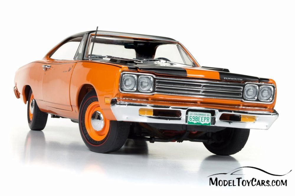 1969 Plymouth Road Runner Hard Top Omaha Orange Auto World Amm1131 1 18 Scale Diecast Model Toy Car Walmart Com Walmart Com